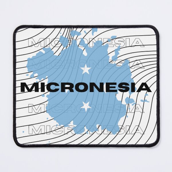 Item preview, Flag Map of Micronesia designed and sold by nyblydd.