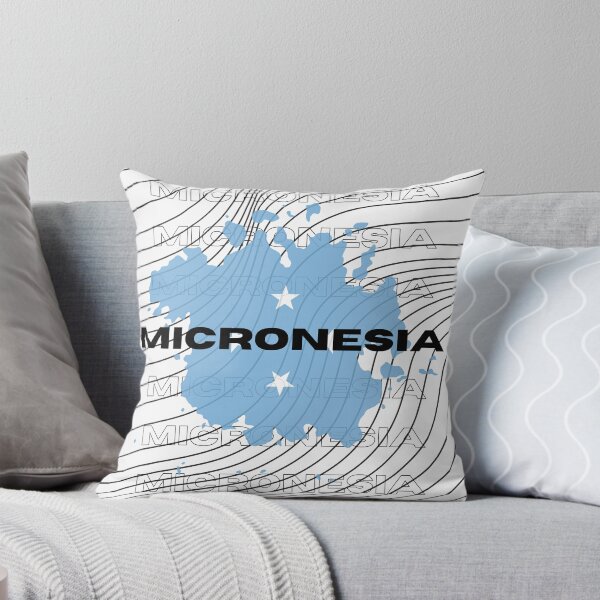 Item preview, Flag Map of Micronesia designed and sold by nyblydd.