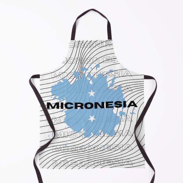 Item preview, Flag Map of Micronesia designed and sold by nyblydd.