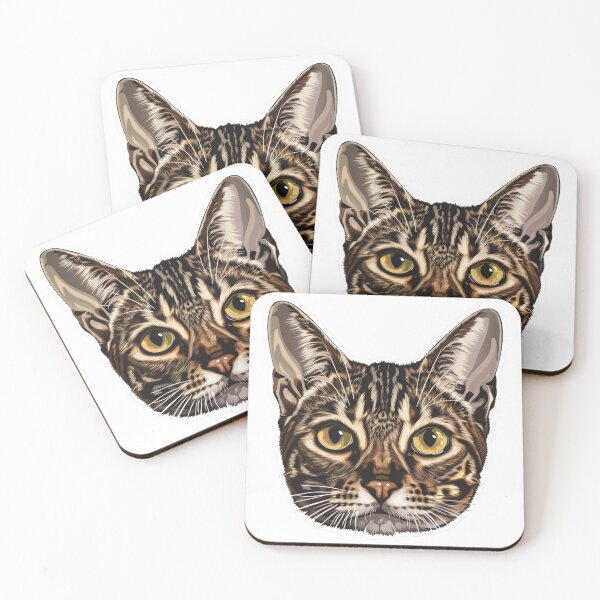 Item preview, Cute cartoon kitten designed and sold by Stickermagician.