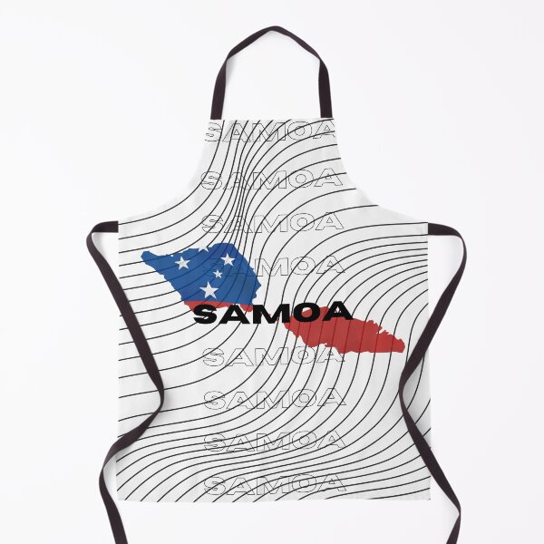 Item preview, Flag Map of Samoa designed and sold by nyblydd.