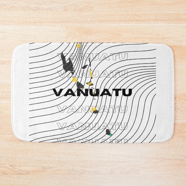 Item preview, Flag Map of Vanuatu designed and sold by nyblydd.