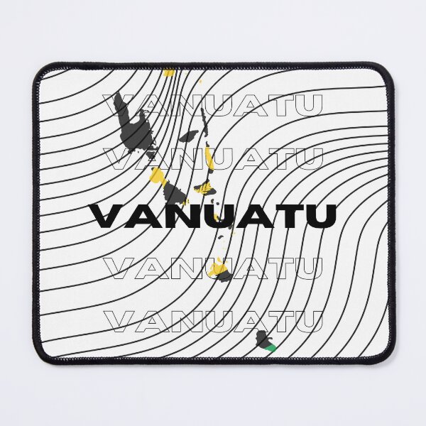 Item preview, Flag Map of Vanuatu designed and sold by nyblydd.