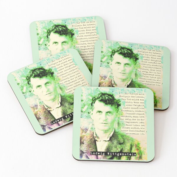 Item preview, Ludwig Wittgenstein quote: Der Tod ist kein Ereignis des Lebens. Den Tod erlebt man nicht. Wenn man unter Ewigkeit nicht unendliche Zeitdauer,  designed and sold by artbleed.