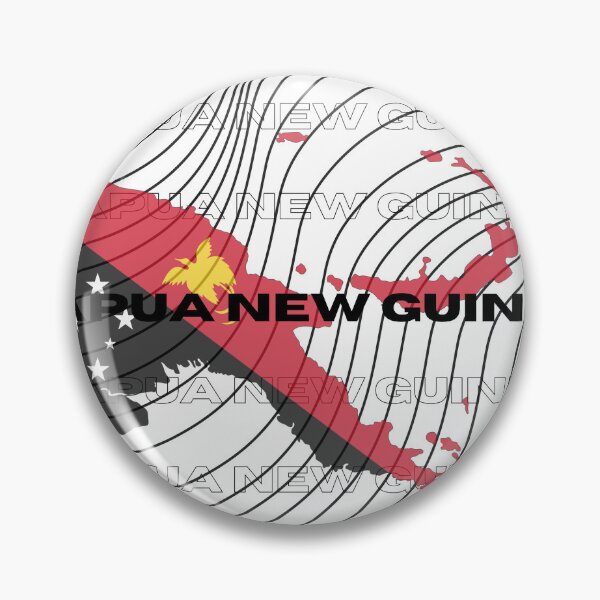 Item preview, Flag Map of Papua New Guinea designed and sold by nyblydd.