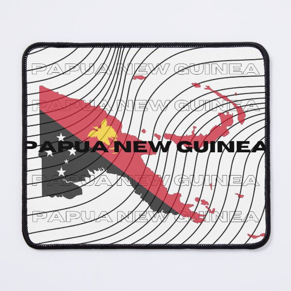 Item preview, Flag Map of Papua New Guinea designed and sold by nyblydd.