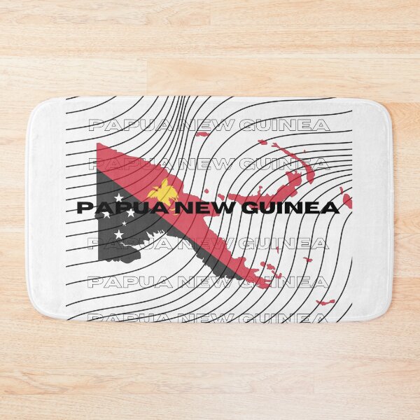 Item preview, Flag Map of Papua New Guinea designed and sold by nyblydd.