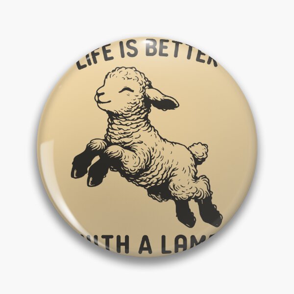 Artikelvorschau, Das Leben ist besser mit einem Lamm - Lustiges Geschenk für Lammbauern entworfen und verkauft von zeviwanty.