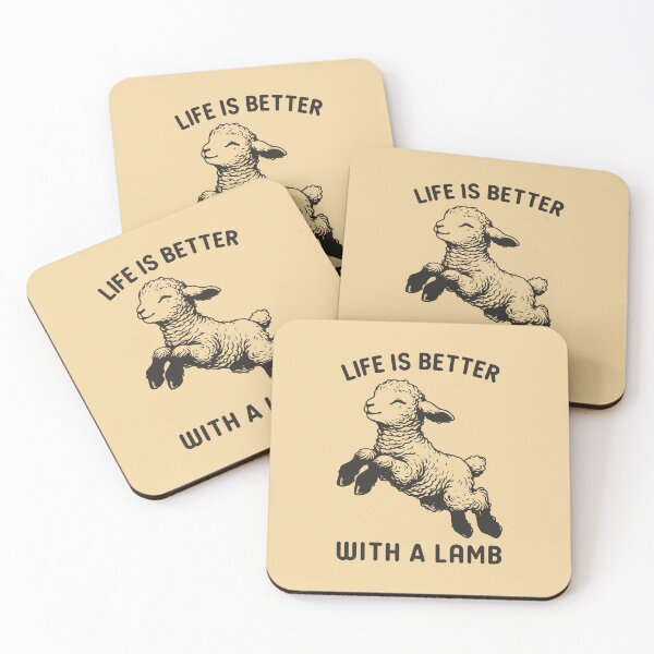 Item preview, Life Is Better With A Lamb - Funny Lamb Farmer Gift designed and sold by zeviwanty.