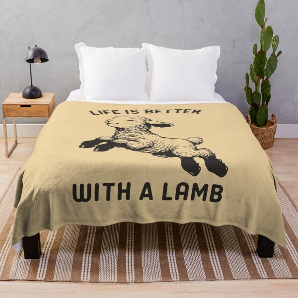 Item preview, Life Is Better With A Lamb - Funny Lamb Farmer Gift designed and sold by zeviwanty.