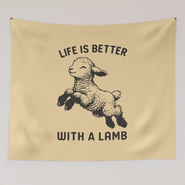 Item preview, Life Is Better With A Lamb - Funny Lamb Farmer Gift designed and sold by zeviwanty.