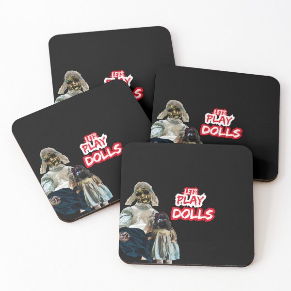 Item preview, lets play dolls, creepy tshirt designed and sold by The Far Far North.