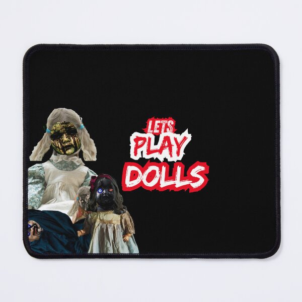 Item preview, lets play dolls, creepy tshirt designed and sold by The Far Far North.