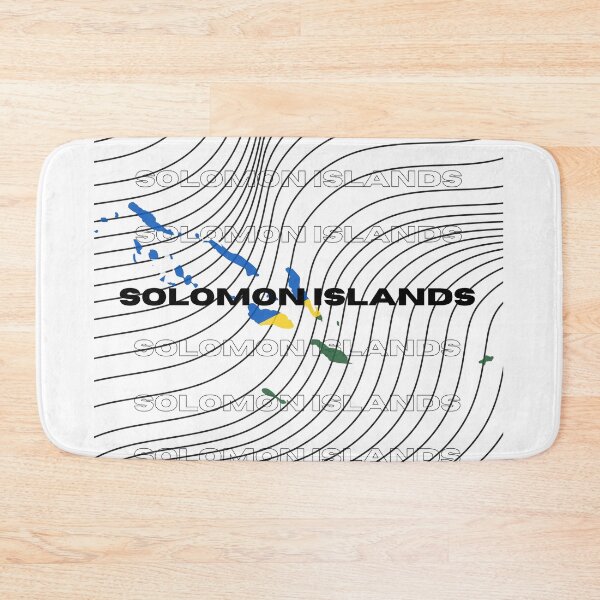 Item preview, Flag Map of Solomon Islands designed and sold by nyblydd.