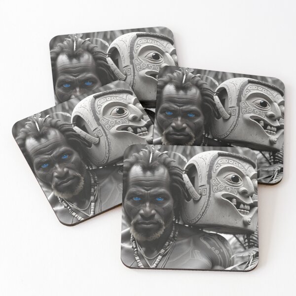 Item preview, Mystic Guardian of the Asaro Mudmen – Papua New Guinea designed and sold by DiiStyle.
