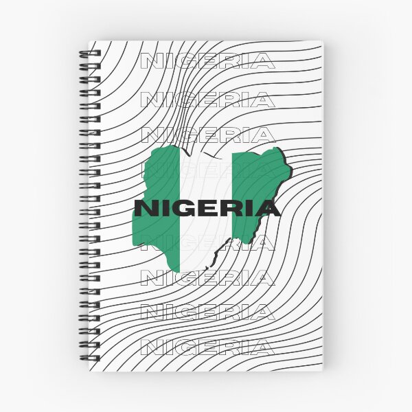 Item preview, Flag Map of Nigeria designed and sold by nyblydd.