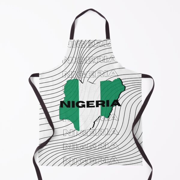 Item preview, Flag Map of Nigeria designed and sold by nyblydd.