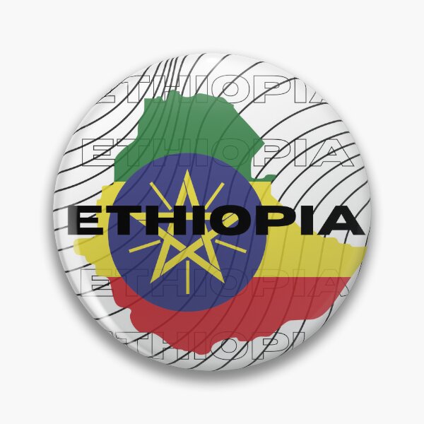 Item preview, Flag Map of Ethiopia designed and sold by nyblydd.