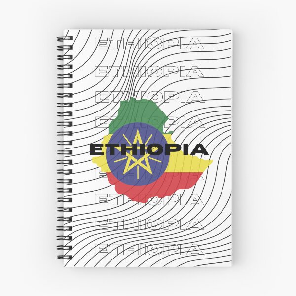 Item preview, Flag Map of Ethiopia designed and sold by nyblydd.