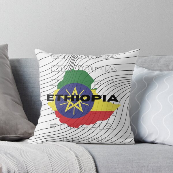 Item preview, Flag Map of Ethiopia designed and sold by nyblydd.