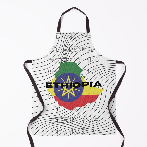 Item preview, Flag Map of Ethiopia designed and sold by nyblydd.