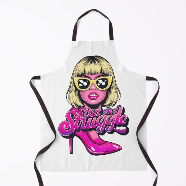 Item preview, Strut And Struggle Pink Glamour In Bold Contrast designed and sold by SplashTastic.