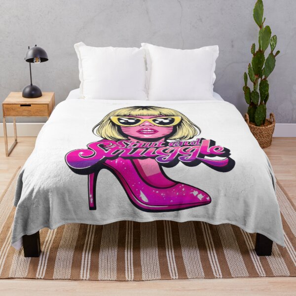 Item preview, Strut And Struggle Pink Glamour In Bold Contrast designed and sold by SplashTastic.