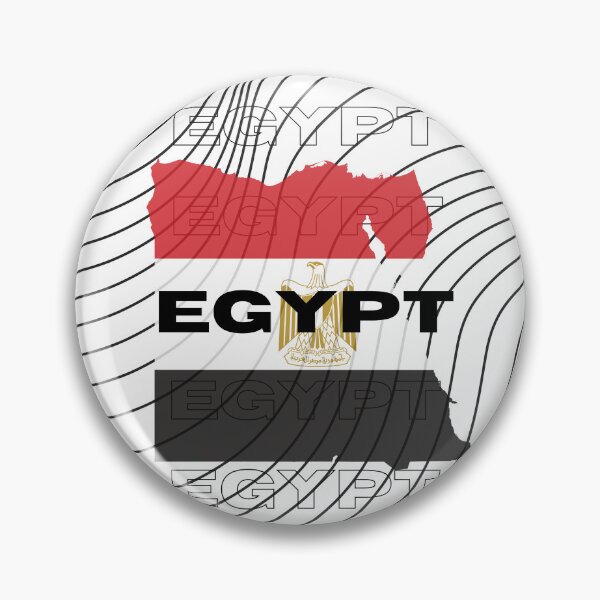 Item preview, Flag Map of Egypt designed and sold by nyblydd.