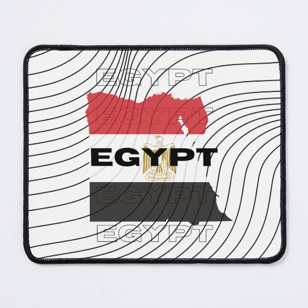 Item preview, Flag Map of Egypt designed and sold by nyblydd.