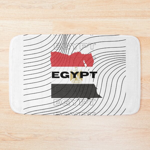 Item preview, Flag Map of Egypt designed and sold by nyblydd.