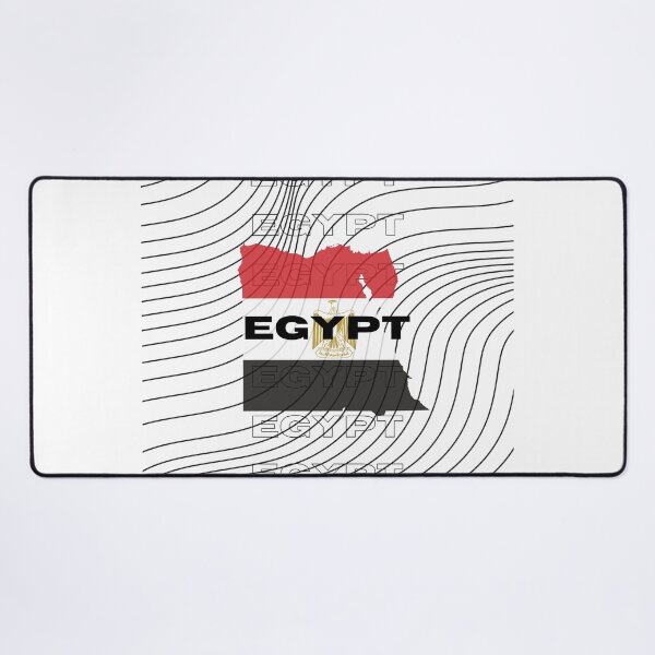 Item preview, Flag Map of Egypt designed and sold by nyblydd.