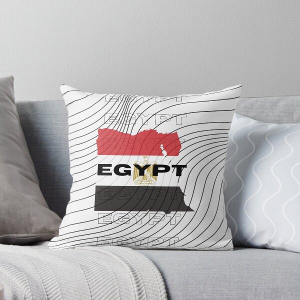 Item preview, Flag Map of Egypt designed and sold by nyblydd.