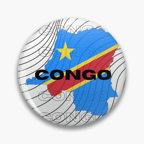 Item preview, Flag Map of Congo designed and sold by nyblydd.
