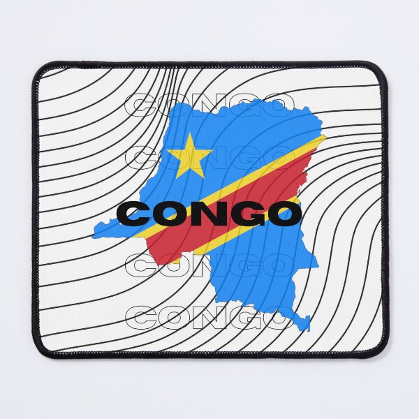 Item preview, Flag Map of Congo designed and sold by nyblydd.