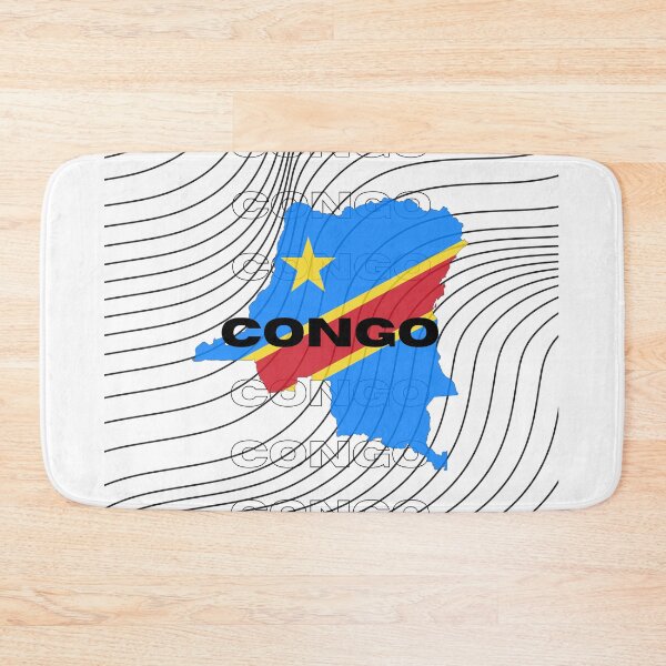Item preview, Flag Map of Congo designed and sold by nyblydd.