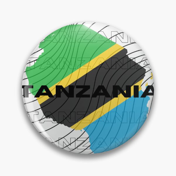 Item preview, Flag Map of Tanzania designed and sold by nyblydd.