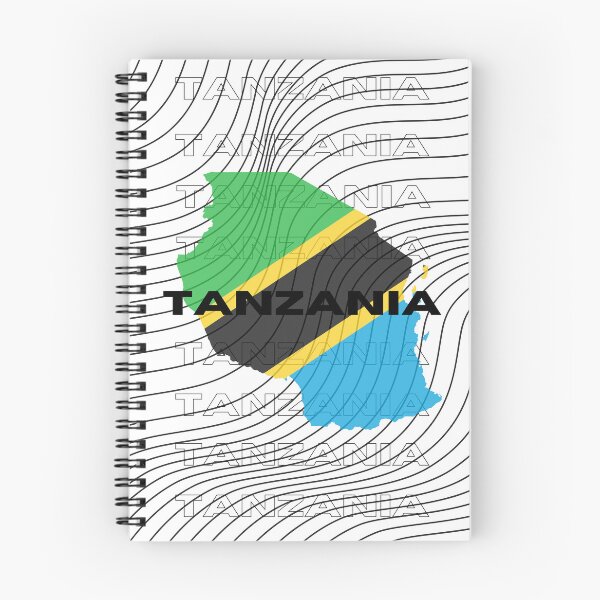 Item preview, Flag Map of Tanzania designed and sold by nyblydd.