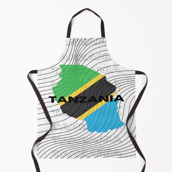 Item preview, Flag Map of Tanzania designed and sold by nyblydd.