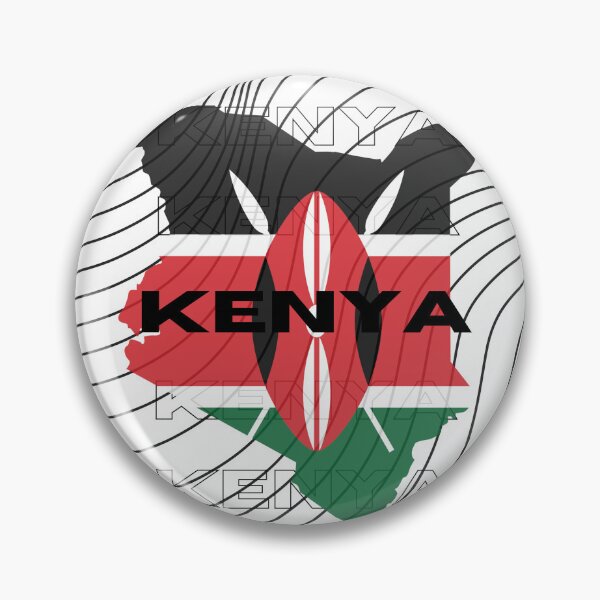 Item preview, Flag Map of Kenya designed and sold by nyblydd.