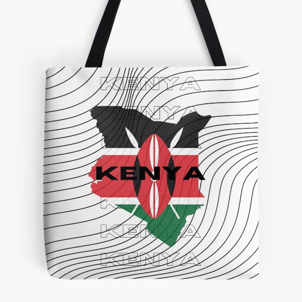 Item preview, Flag Map of Kenya designed and sold by nyblydd.