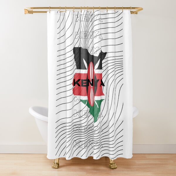 Item preview, Flag Map of Kenya designed and sold by nyblydd.