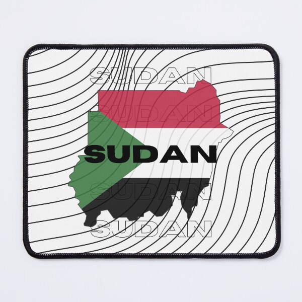 Item preview, Flag Map of Sudan designed and sold by nyblydd.