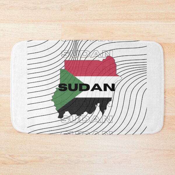 Item preview, Flag Map of Sudan designed and sold by nyblydd.