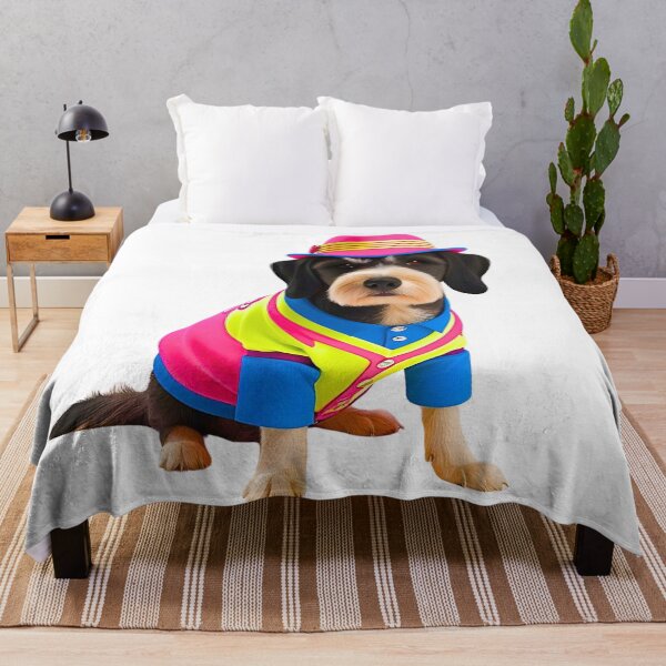 Item preview, Funky 1980s Neon Puppy – Retro Pop Art Dog Design designed and sold by Fredster1966.