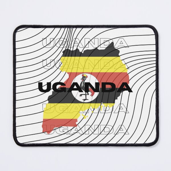 Item preview, Flag Map of Uganda designed and sold by nyblydd.