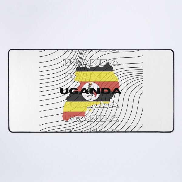 Item preview, Flag Map of Uganda designed and sold by nyblydd.