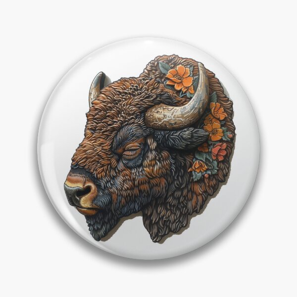 Item preview, bison designed and sold by Stickermagician.