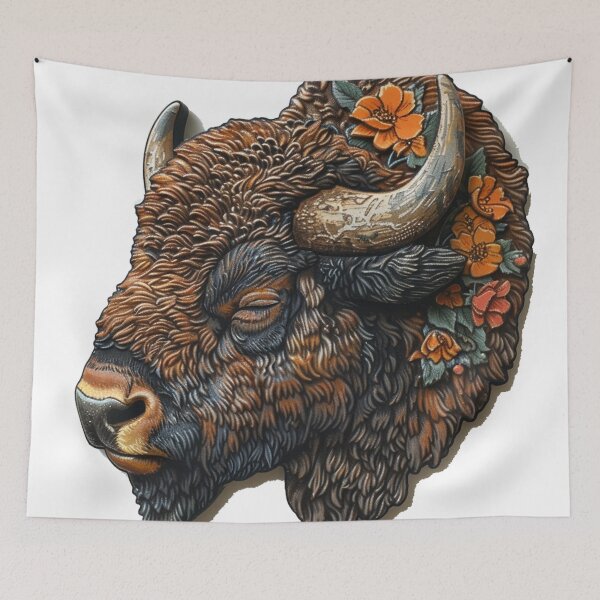 Item preview, bison designed and sold by Stickermagician.