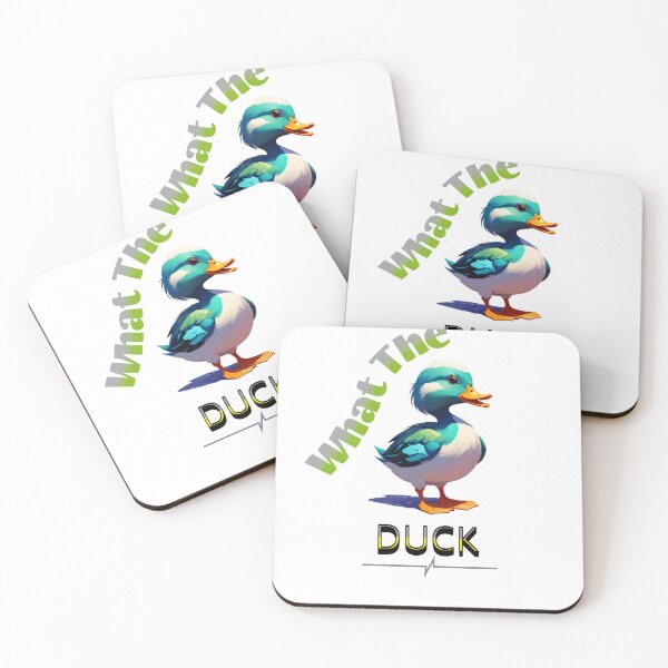 Item preview, What The Duck – Funny Duck Meme designed and sold by BecomeAHight.