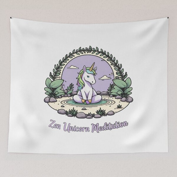 Item preview, Zen Unicorn Meditation designed and sold by zoughlal.